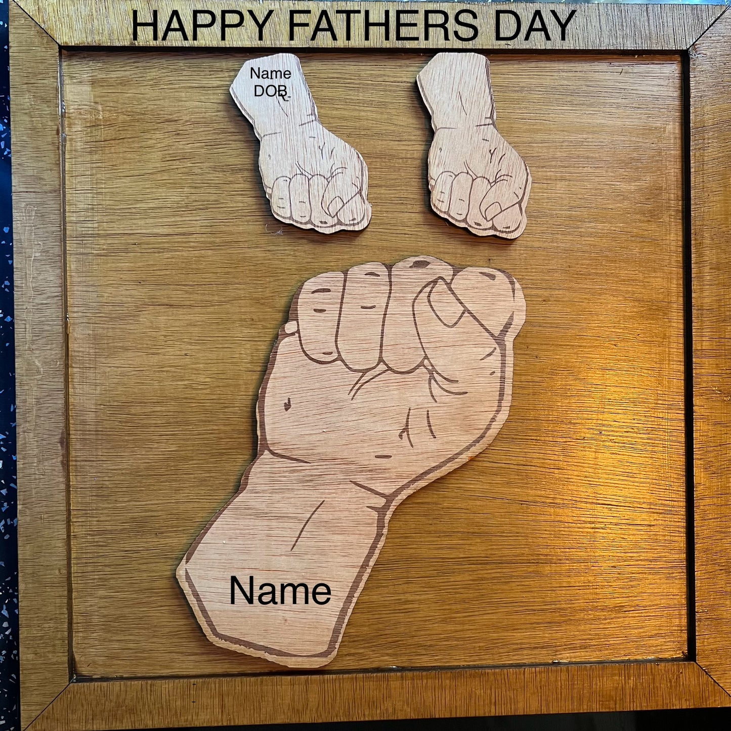 “Fist Bumps” Father’s Day present for dads and grandads
