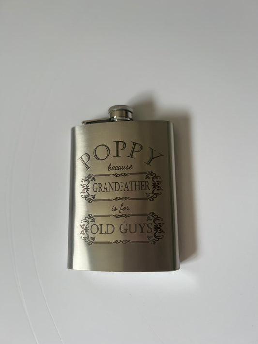 Personalised engraved Hip flask for Father’s Day